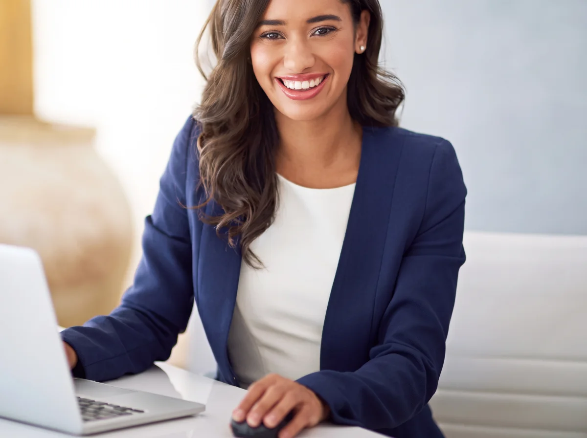 Lawyer working at desk